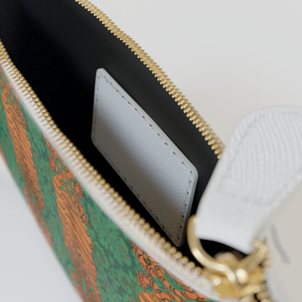 Tigre Printed mini clutch bag