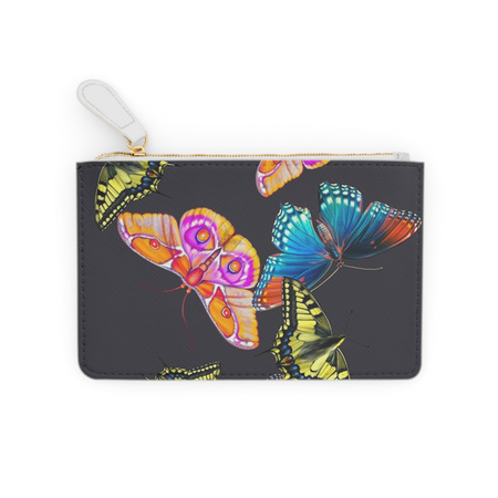 Wild butterflies Printed mini clutch bag