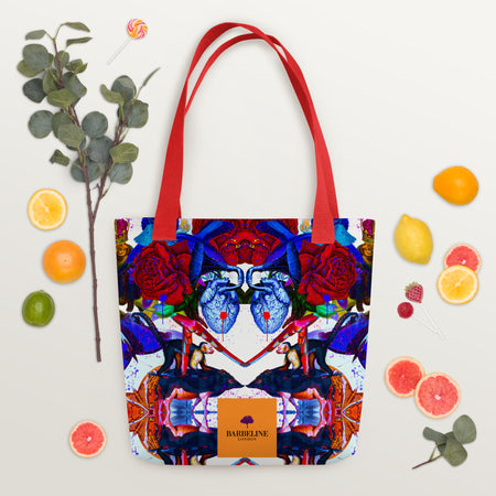 BARBELINE ALL OVER PRINT TOTE BAG