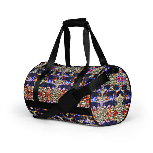 Duffle ostrich Leo Printed Bag