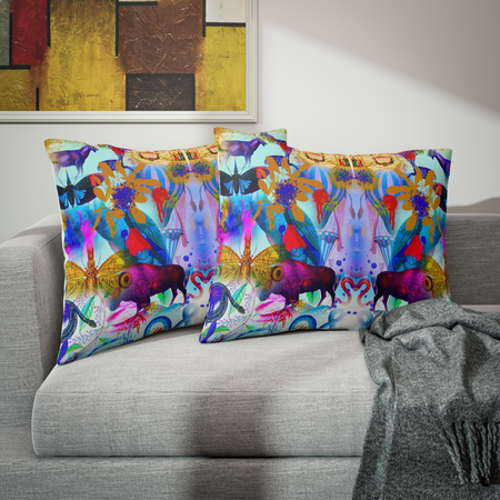 CICADA MEDIUM CUSHION -NOIR