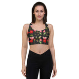 Lizzie Print Longline Sports Bra