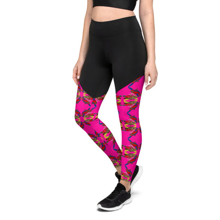 Le Coq Print Yoga Leggings