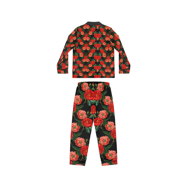 Wild roses Satin Pyjamas