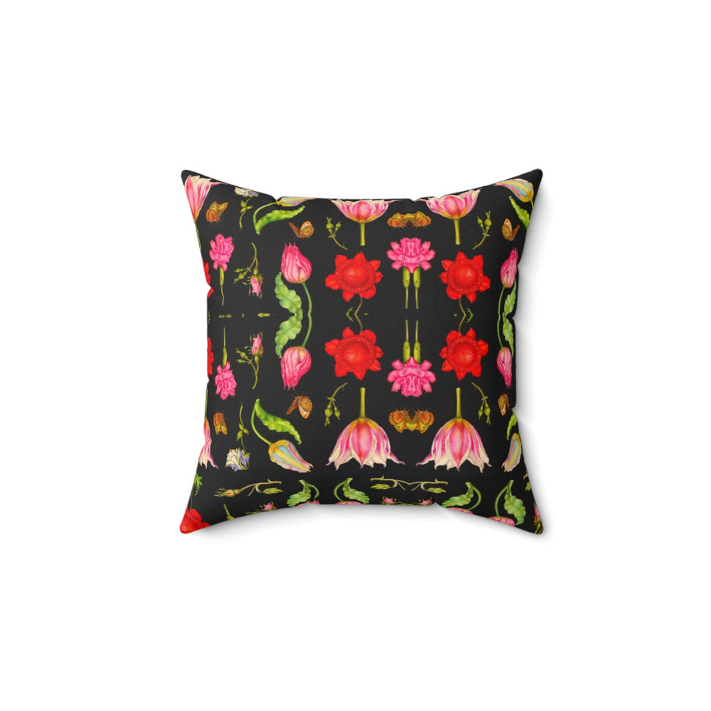 Faux Suede Square Pillow Case