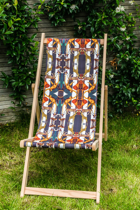 OSTRICH PEONY DECK CHAIR