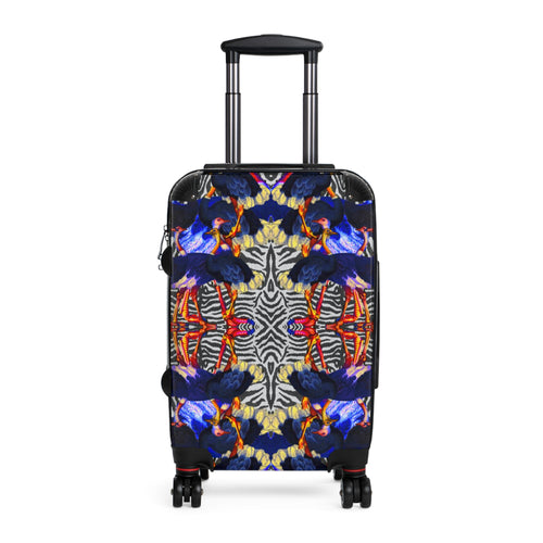 PRINTED LUXURIOUS TRAVEL SUITCASE