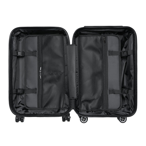 PRINTED LUXURIOUS TRAVEL SUITCASE