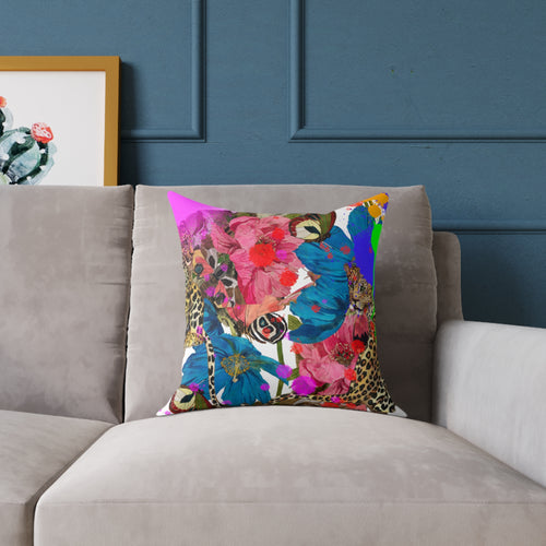 PRINTED VELVET CUSHION