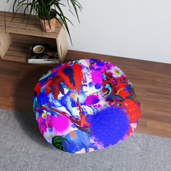 Tufted Floor Pillow, Round