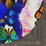 PAINTED ROUND RUG