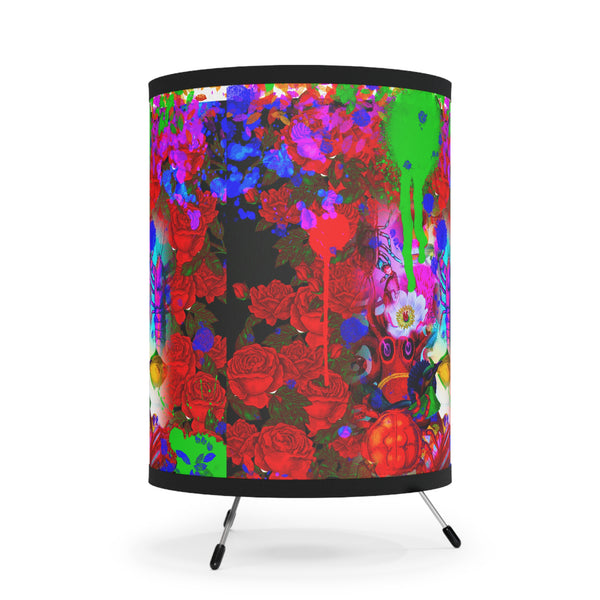 Tripod Lamp with High-Res Printed Shade, US\CA plug