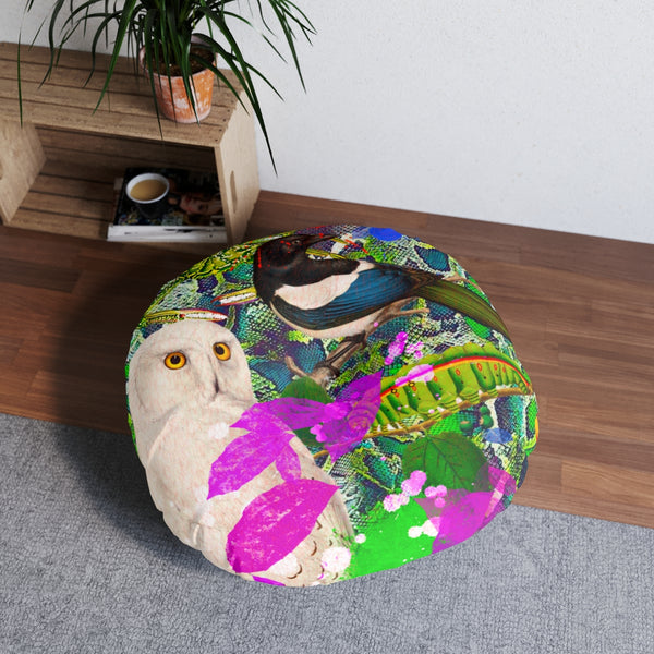Tufted Floor Pillow, Round