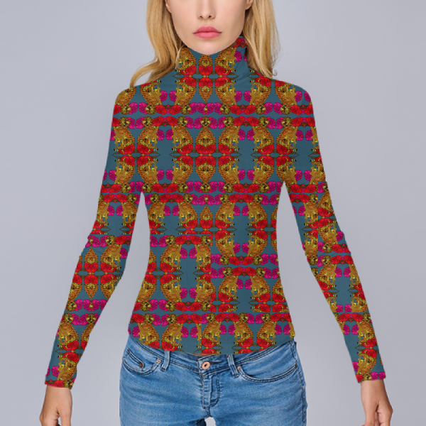 Turtleneck in kinshasa print