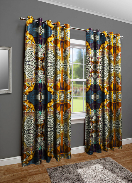 ANIMAL PRINT BAYEUX - B/WHITE
