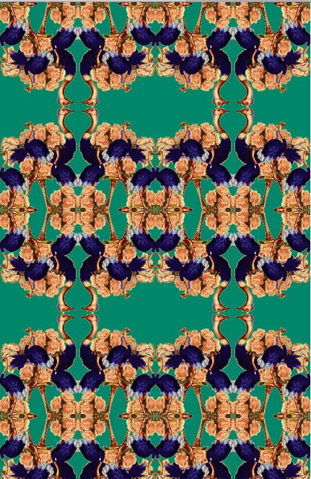 BEES N BLUES  ECO CANVAS FABRIC-WHITE