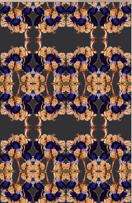 BEES N BLUES  ECO CANVAS FABRIC-WHITE