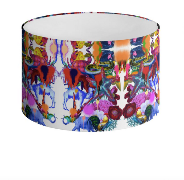 KINSHASA PAINT DRUM LAMPSHADE