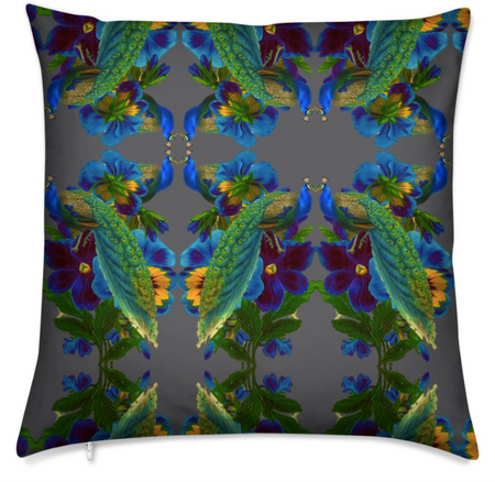 Quote PAINTED MEDIUM CUSHION - WHITE