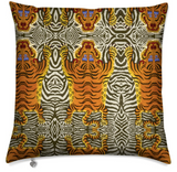 TIBETAN STRIPES MEDIUM CUSHION - STRIPES