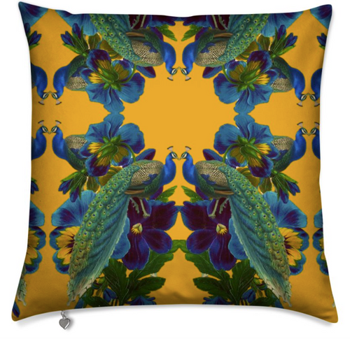 D'AMOUR MEDIUM CUSHION - JAUNE