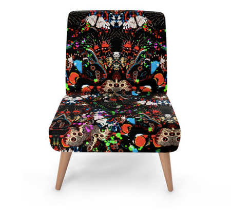 LUSANDU BOTTOM PAINT OCCASIONAL CHAIR