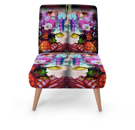 SEA & KIN MIX PAINT OCCASIONAL CHAIR