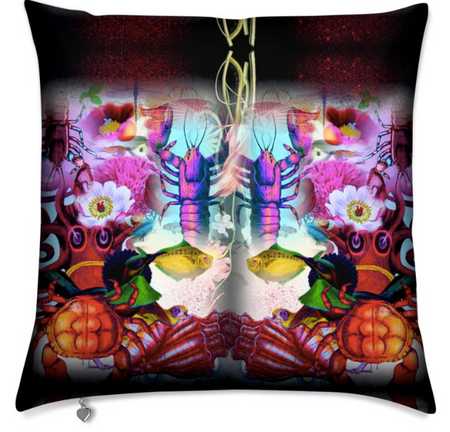 D'AMOUR MEDIUM CUSHION - NOIR