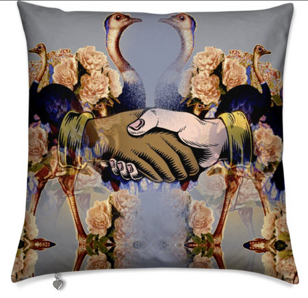 JARDIN DE FLEUR TIGER  LARGE CUSHION -