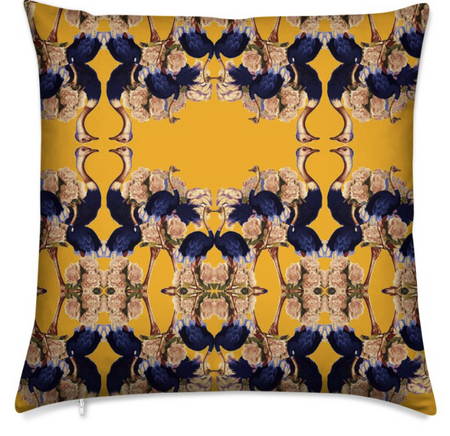 JARDIN DE FLEUR TIGER  LARGE CUSHION -