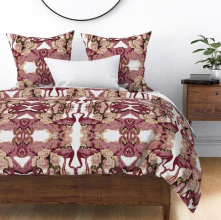 LUSANDU DUVET COVER-PINK