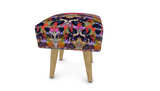 OSTRICH PAINT FOOTSTOOL