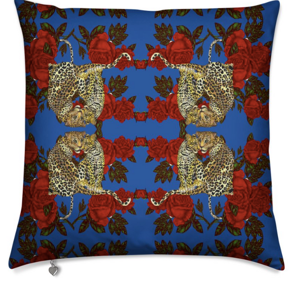 LEOROSE MEDIUM CUSHION -PETROL