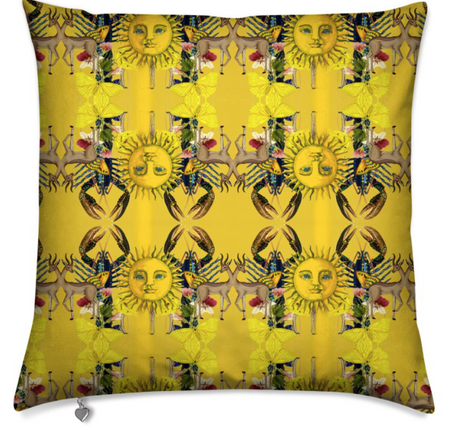 D'AMOUR MEDIUM CUSHION - JAUNE