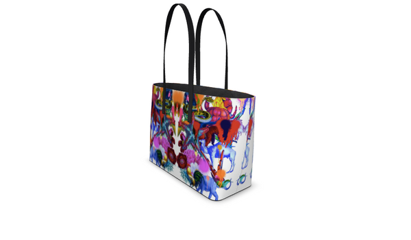 KINSHASA PAINT RECYCLED LEATHER BAG