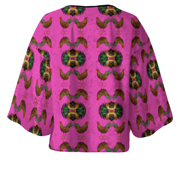 LE COQ VELVET KIMONO