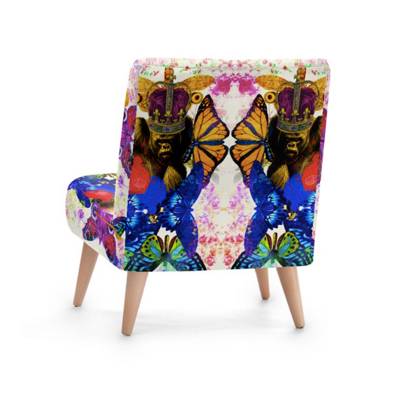 KONG BUTTERFLIES PAINT OCCASIONAL CHAIR