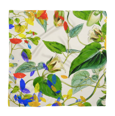 SILK SCARF FLAMINGO