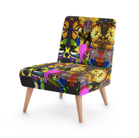 LUSANDU BOTTOM PAINT OCCASIONAL CHAIR