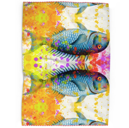 KINSHASA PAINT TEA TOWEL