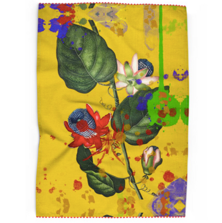 Rose Garden PAINT TEA TOWEL