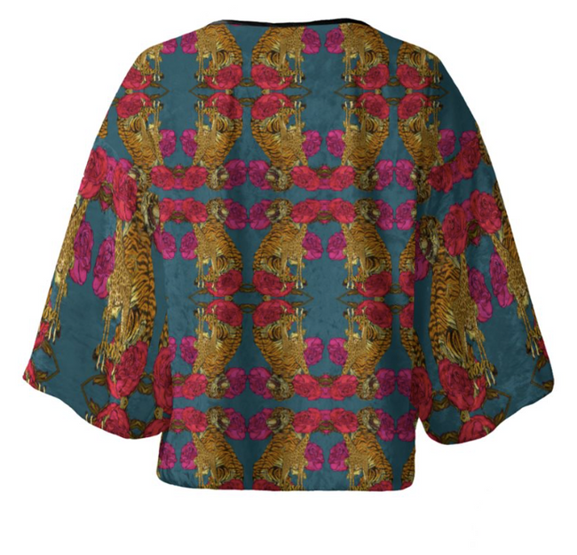 KINSHASA VELVET KIMONO