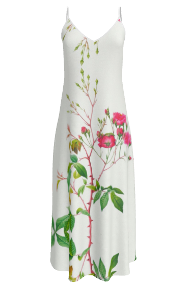 FLEUR SLIP SILK DRESS