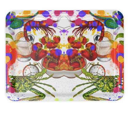 LA FETE PAINT SERVING TRAY