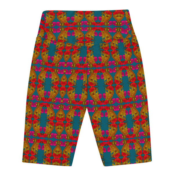 KINSHASA  Print Biker Shorts