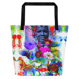 ANCESTORS PAINT LARGE TOTE BAG