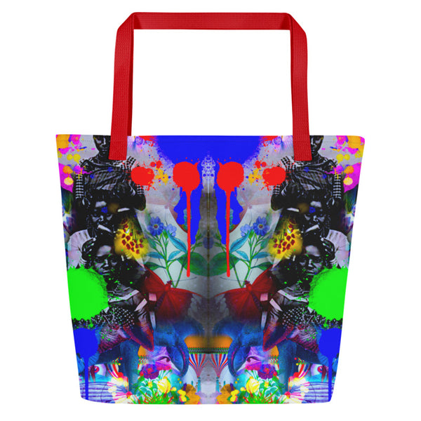 SISTERS PAINT LARGE TOTE BAG