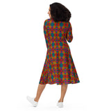 Kinshasa long sleeve dress