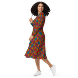 Kinshasa long sleeve dress