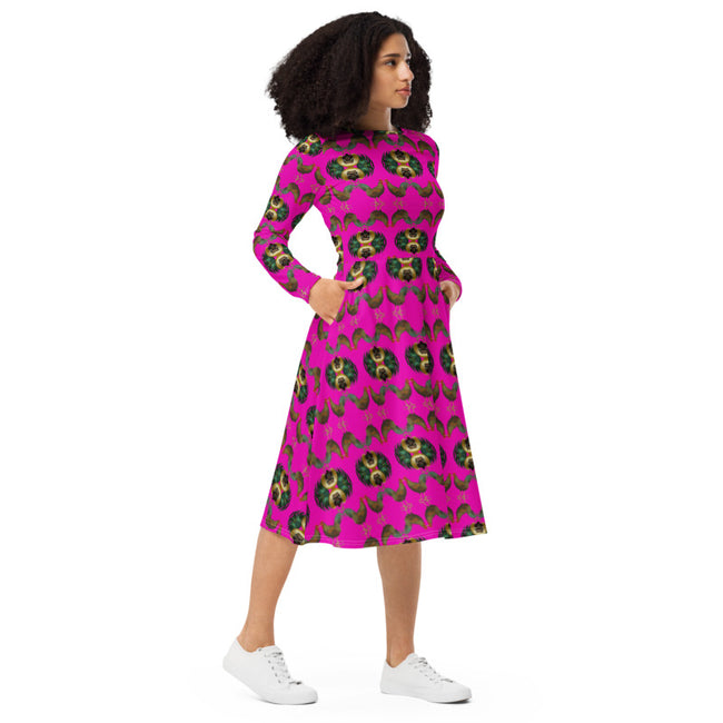 Le Coq long sleeve dress